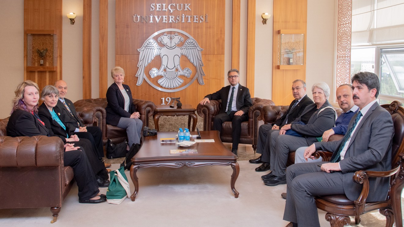 ABD heyeti, Selçuk Üniversitesine hayran kaldı